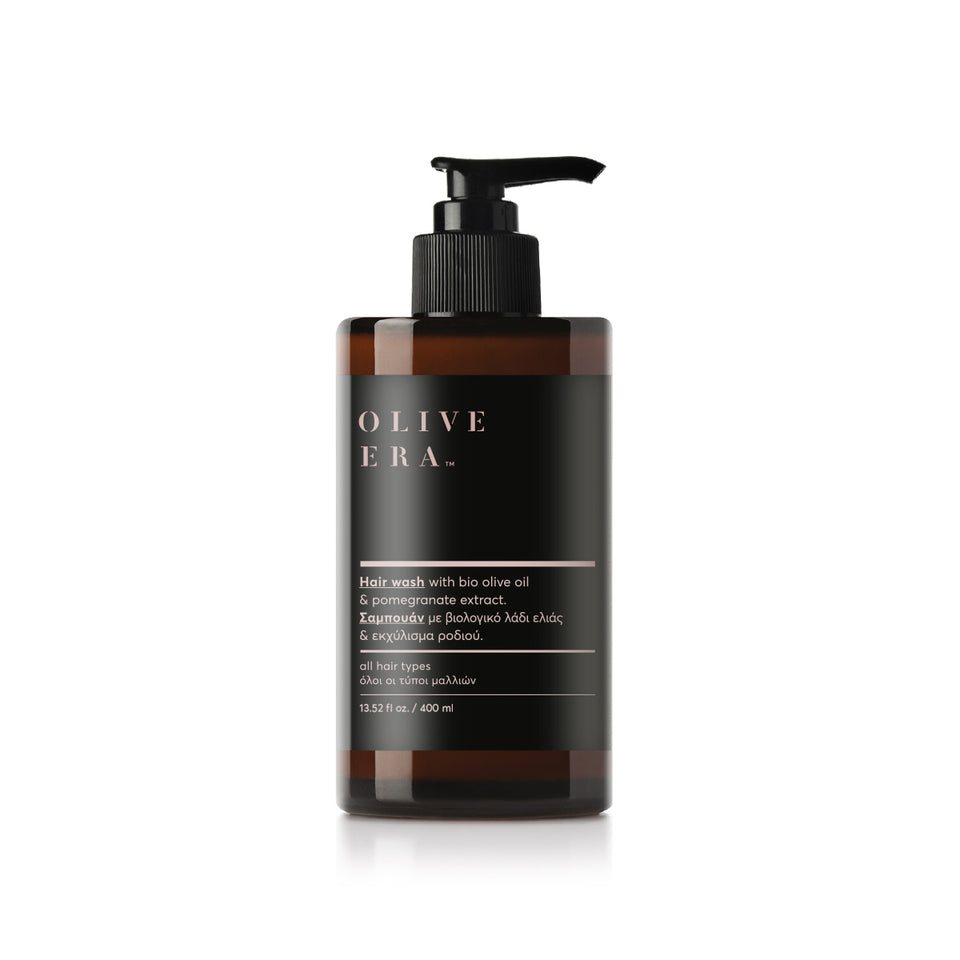 Hair wash with bio olive oil & pomegranate