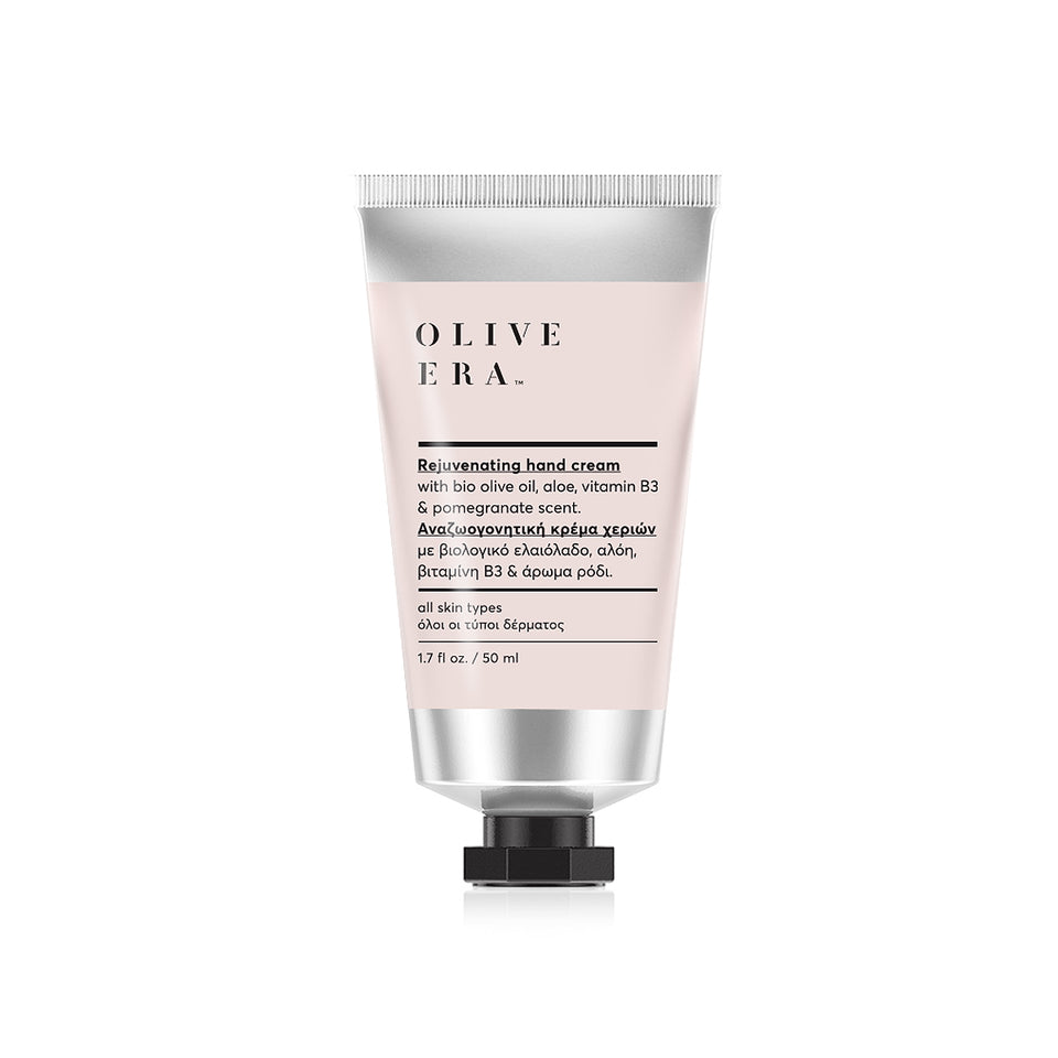 Hand cream  with bio olive oil,B3, niacinamide, aloe & pomegranate scent 50ml