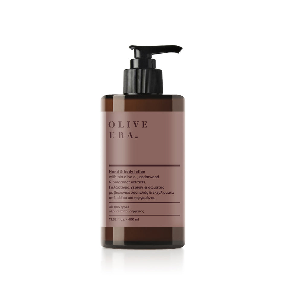 Hand & body lotion with Cedarwood & Bergamot 400ml